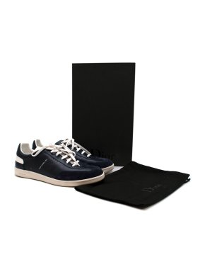 Dior Homme Navy Leather B01 Trainers