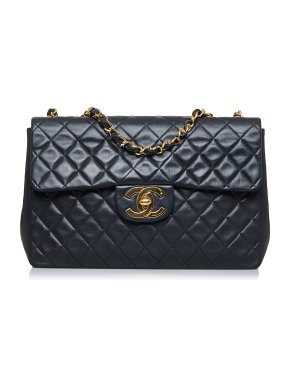 Chanel Lambskin Quilted Maxi Single Flap Bag