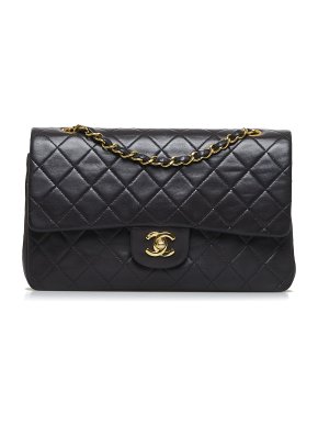 Chanel Lambskin Quilted Medium Double Flap Bag