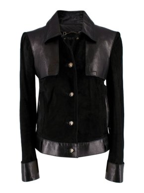 Gucci Vintage Leather & Suede Jacket