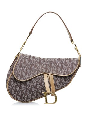 Dior Oblique Canvas Saddle Bag