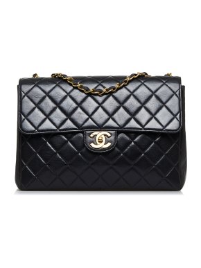 Chanel Lambskin Quilted Maxi Single Flap Bag