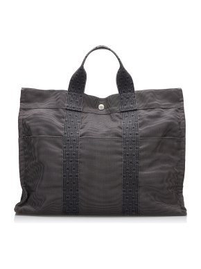 Hermes Fourre Tout MM Canvas Tote Bag