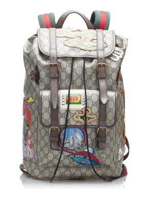 Gucci GG Supreme Courrier Backpack