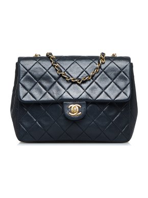 Chanel Lambskin Quilted Mini Square Flap Bag
