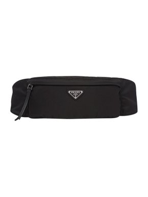 Prada Black Tessuto Belt Bag