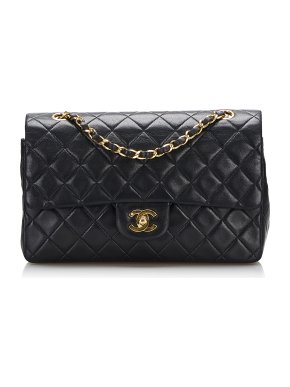 Chanel Lambskin Quilted Medium Double Flap Bag