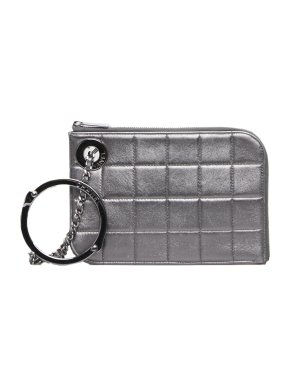 Chanel Chocolate Bar Handcuff Wristlet Clutch Bag