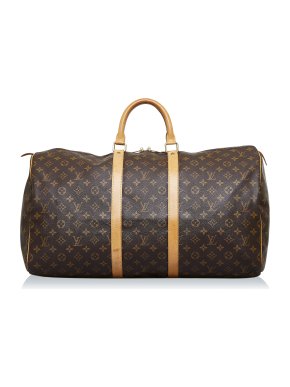 Louis Vuitton Monogram Keepall 55 Duffle Bag
