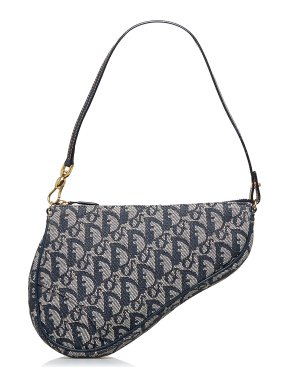Dior Oblique Canvas Mini Saddle Bag