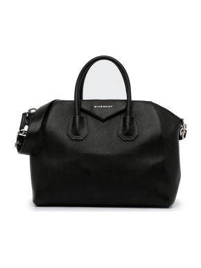 Givenchy Black Leather Medium Antigona Bag