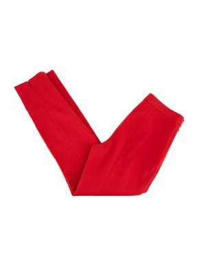 Loro Piana Red Cotton Cigarette Trousers