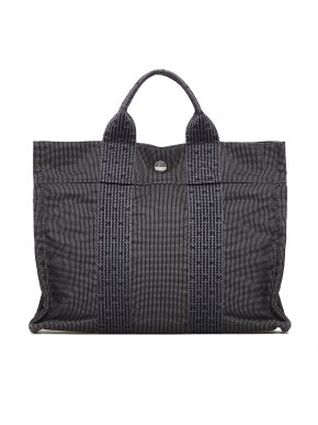 Hermes Herline PM Canvas Tote Bag