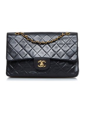 Chanel Lambskin Quilted Medium Double Flap Bag