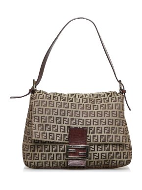 Fendi Zucchino Mamma Forever Baguette Bag