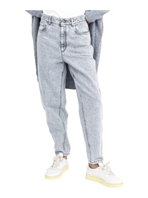 Brunello Cucinelli The High Waist Curved Jeans