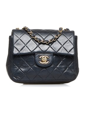 Chanel Lambskin Quilted Mini Square Flap Bag