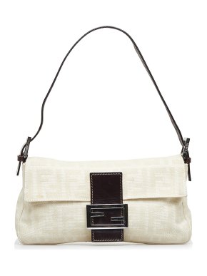 Fendi Zucca Baguette Shoulder Bag