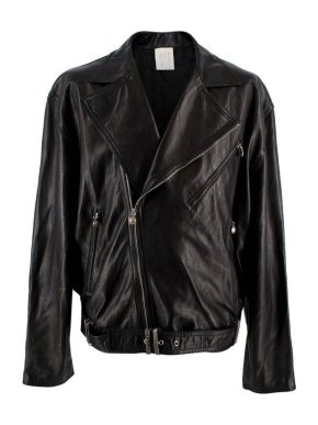 Gianni Versace Vintage Leather Biker Jacket