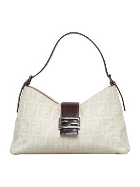 Fendi Zucca Baguette Hobo Bag