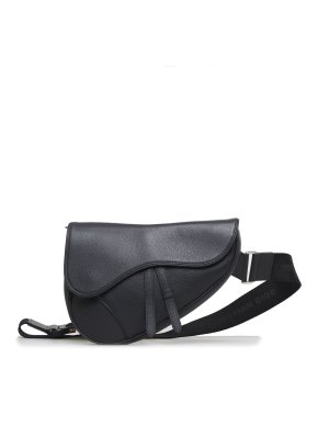 Dior Leather Saddle Crossbody Bag