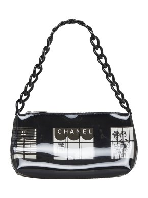 Chanel Maison Vinyl Baguette Shoulder Bag