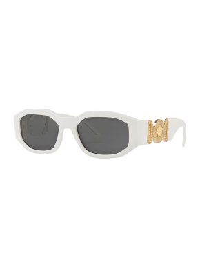 Versace White Biggie Sunglasses