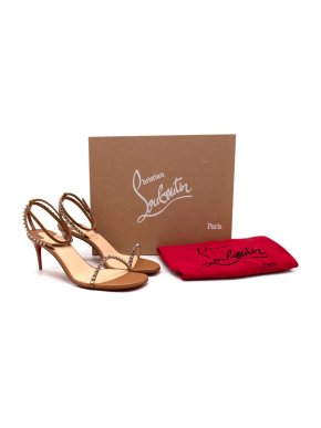 Christian Louboutin So Me 70 Studded Leather Sandals