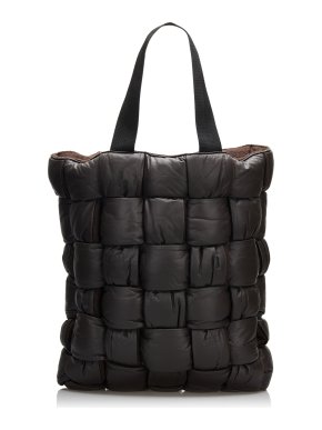 Bottega Veneta Padded Maxi Leather Intrecciato Tote