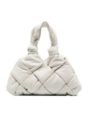 Bottega Veneta Padded Lock Intrecciato Tote Bag