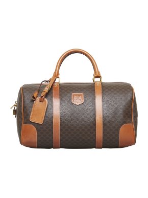 Celine Macadam Coated Canvas Travel Bag