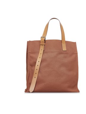 Hermes Etriviere Canvas Shopping Tote