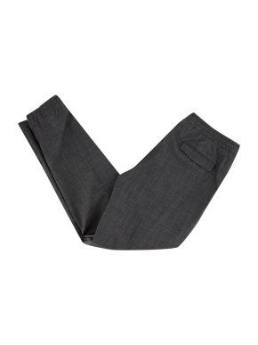 Dior Homme Grey Wool Drawstring Jogger Trousers