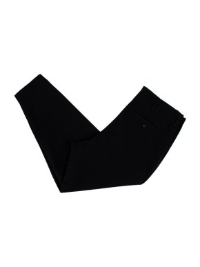 Yohji Yamamoto Black Dropped Crotch Wool Trousers