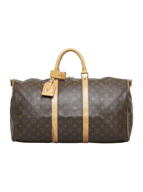 Louis Vuitton Monogram Keepall Bandouliere 50 Duffle Bag