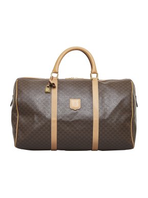 Celine Macadam Coated Canvas Travel Bag