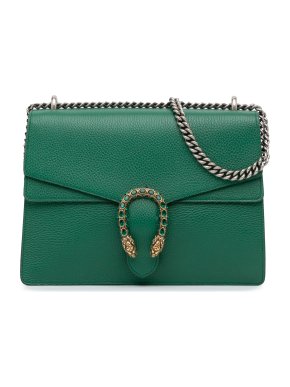 Gucci Emerald Green Medium Dionysus Shoulder Bag