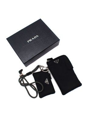Prada Re-Nylon Lanyard Pouch Set