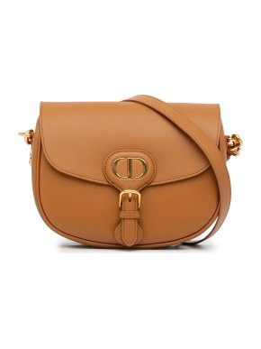 Dior Bobby Medium Brown Leather Crossbody Bag