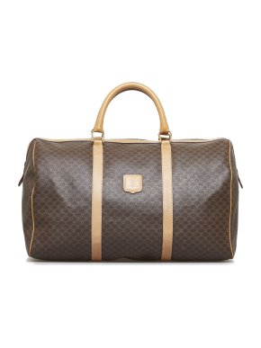 Celine Macadam Coated Canvas Travel Bag