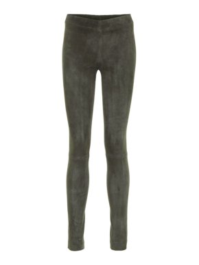 The Row Hailen Suede Leggings