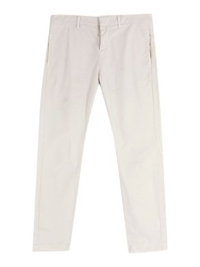 Nili Lotan Cropped Cream Trousers