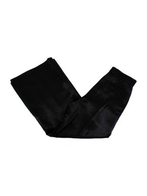 Chanel Black Satin Flared Trousers