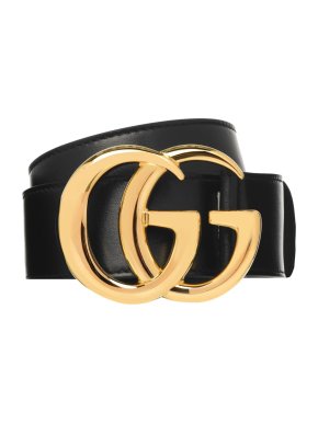 Gucci GG Marmont Black Leather Belt 85