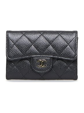 Chanel Caviar Quilted Card Holder