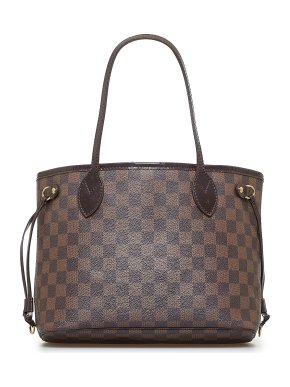 Louis Vuitton Damier Ebene Neverfull MM Tote Bag