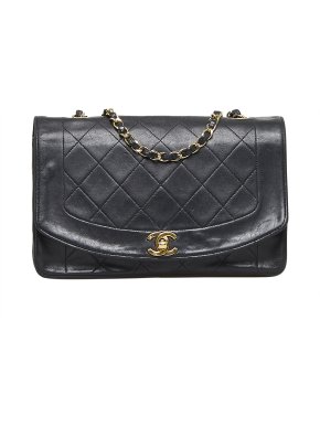 Chanel Lambskin Quilted Diana Flap Crossbody