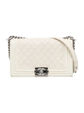 Chanel Perforated Lambskin Boy Flap Bag