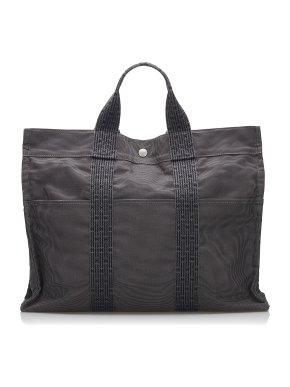 Hermes Fourre Tout MM Canvas Tote Bag