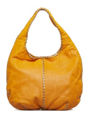 Bottega Veneta Grained Calf Leather Intrecciato Trimmed Hobo